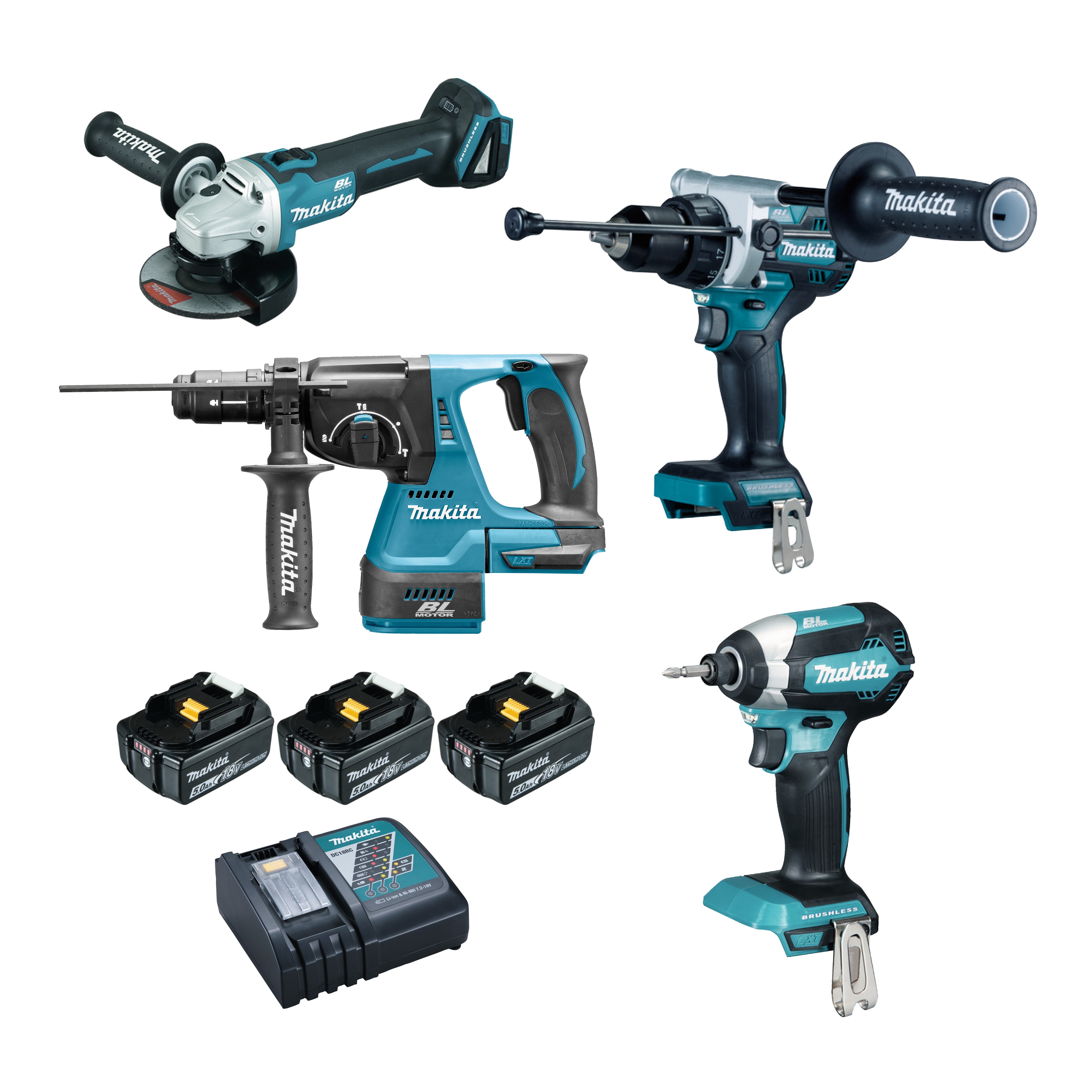 Pack Makita DLX4158TJ 18V 5Ah